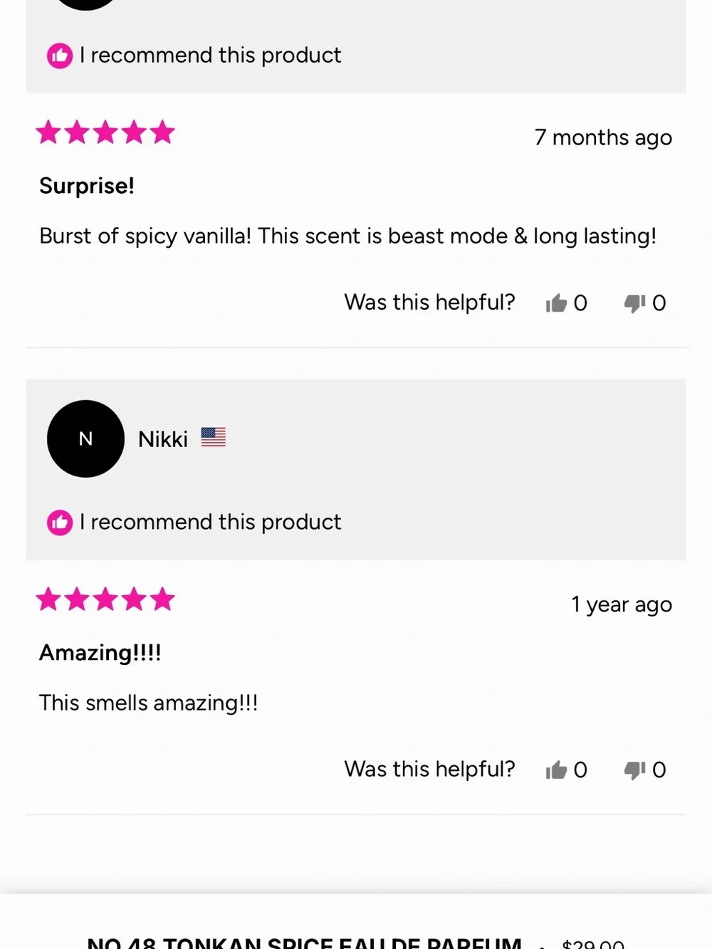 Miimiic tonkan spice (tom ford vanilla sex)